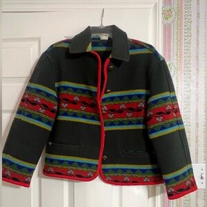 United Colors of Benetton - Vintage Wool Aztec Jacket